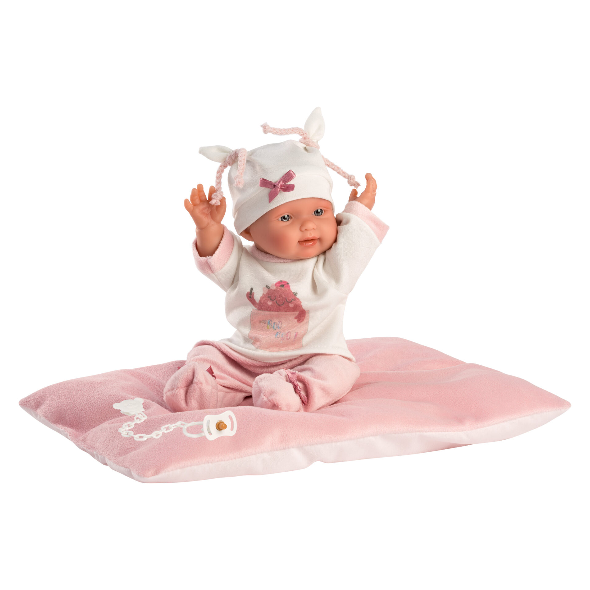 Llorens - Newborn Baby Girl Doll with Cushion, Clothing & Accessories: Bebita - 26cm - Image 3