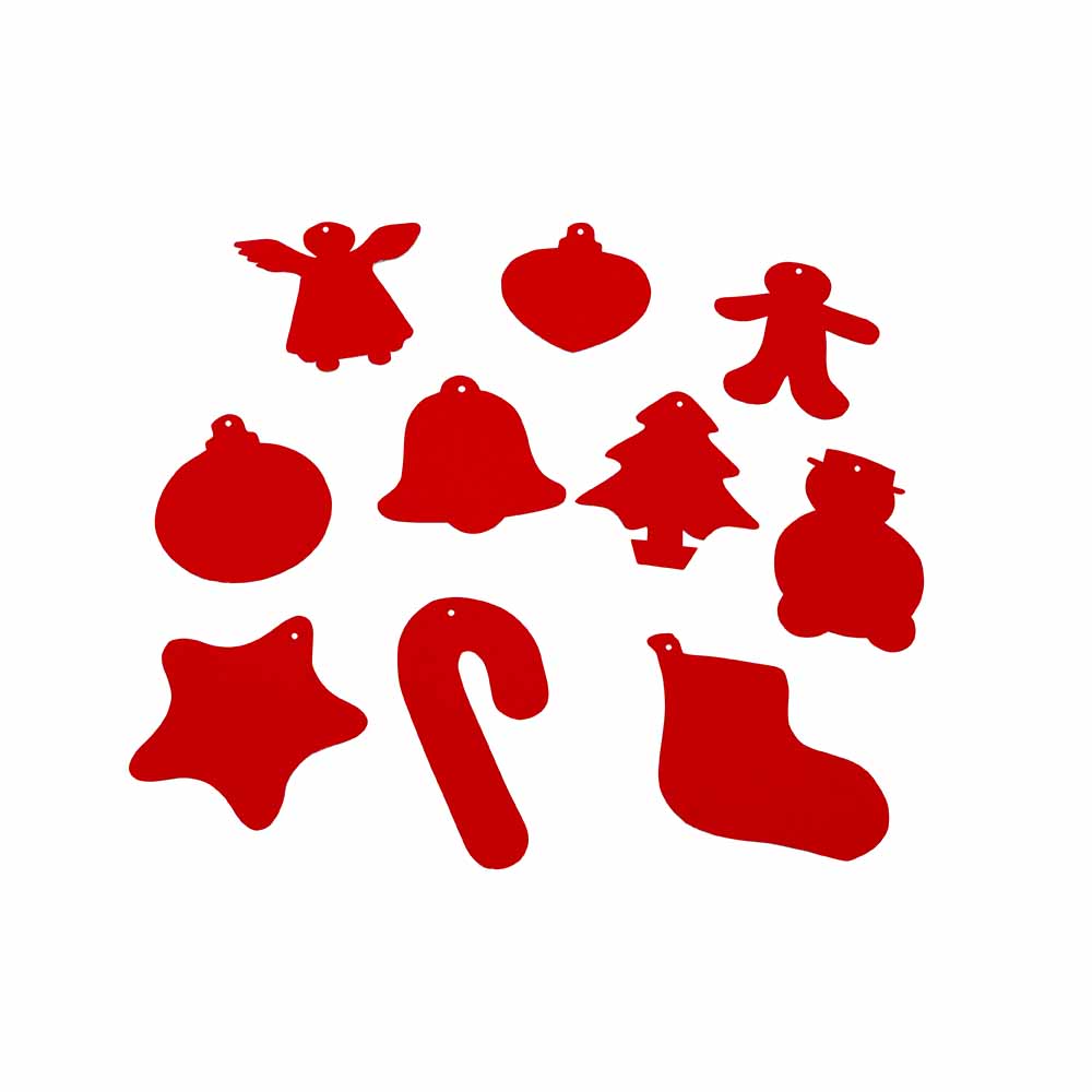Anthony Peters - Christmas Shapes Scratch Art Sheets: 50 Pieces