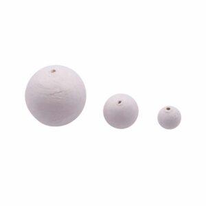 Anthony Peters - White Paper Spheres (Assorted Sizes): 50 Pieces