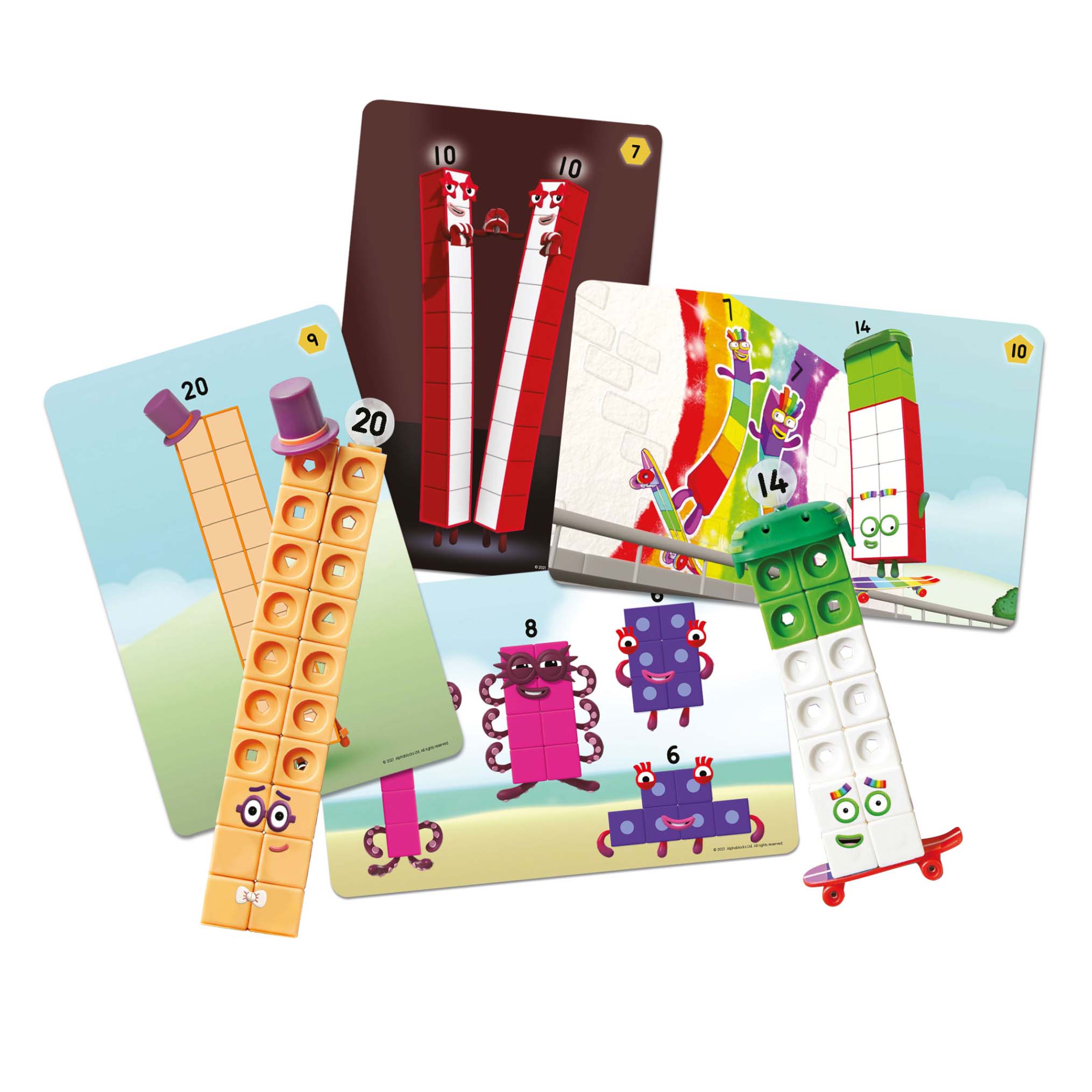 Learning Resources - Mathlink® Cubes Numberblocks 11 - 20 Activity Set - Image 2