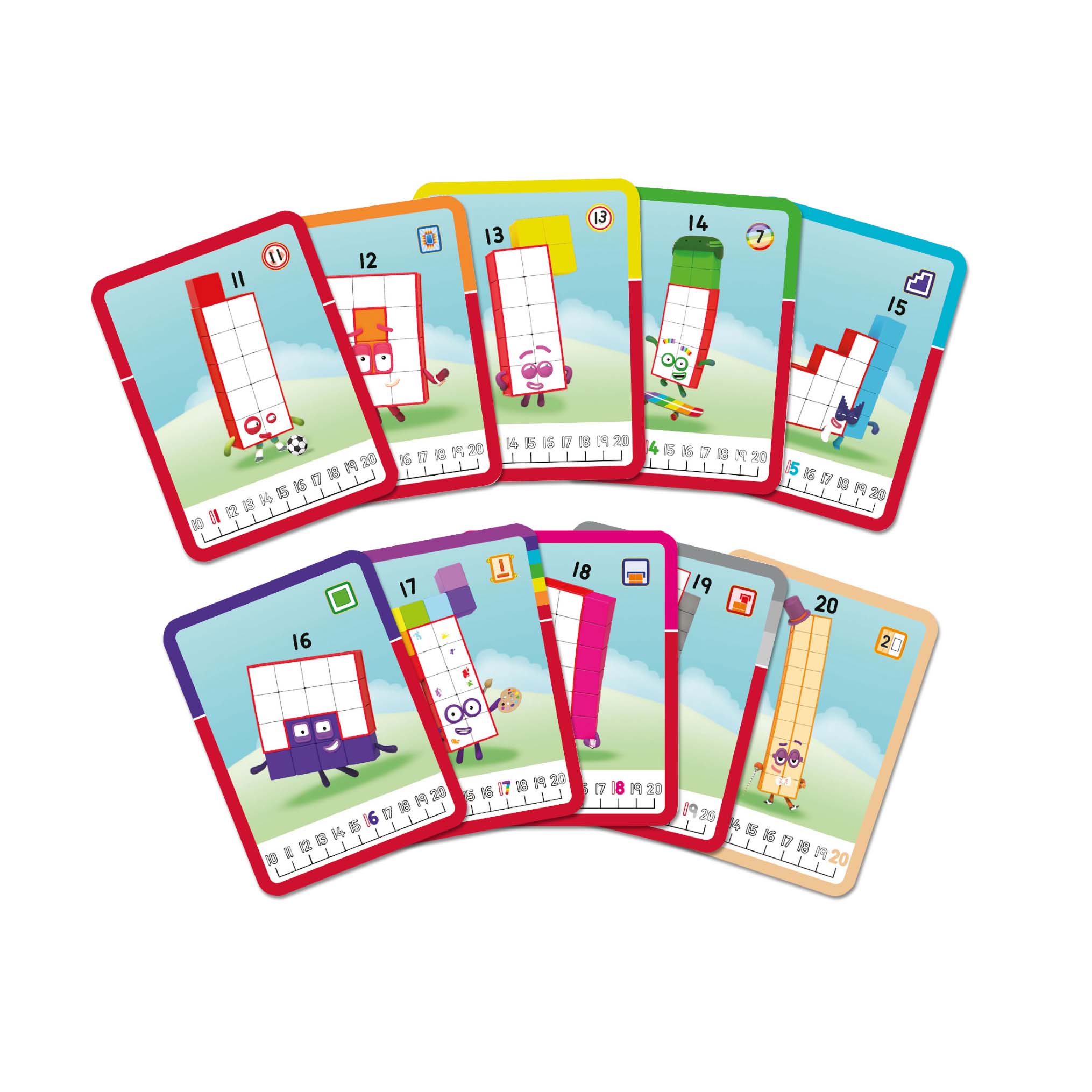 Learning Resources - Mathlink® Cubes Numberblocks 11 - 20 Activity Set - Image 3