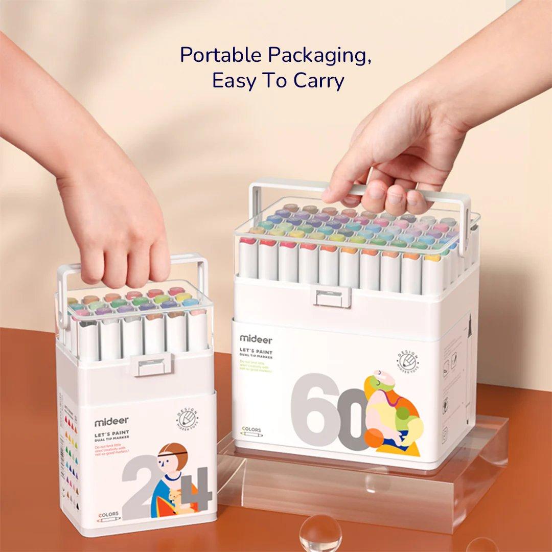 Mideer - Dual Tip Marker - 24 Colours - Image 3