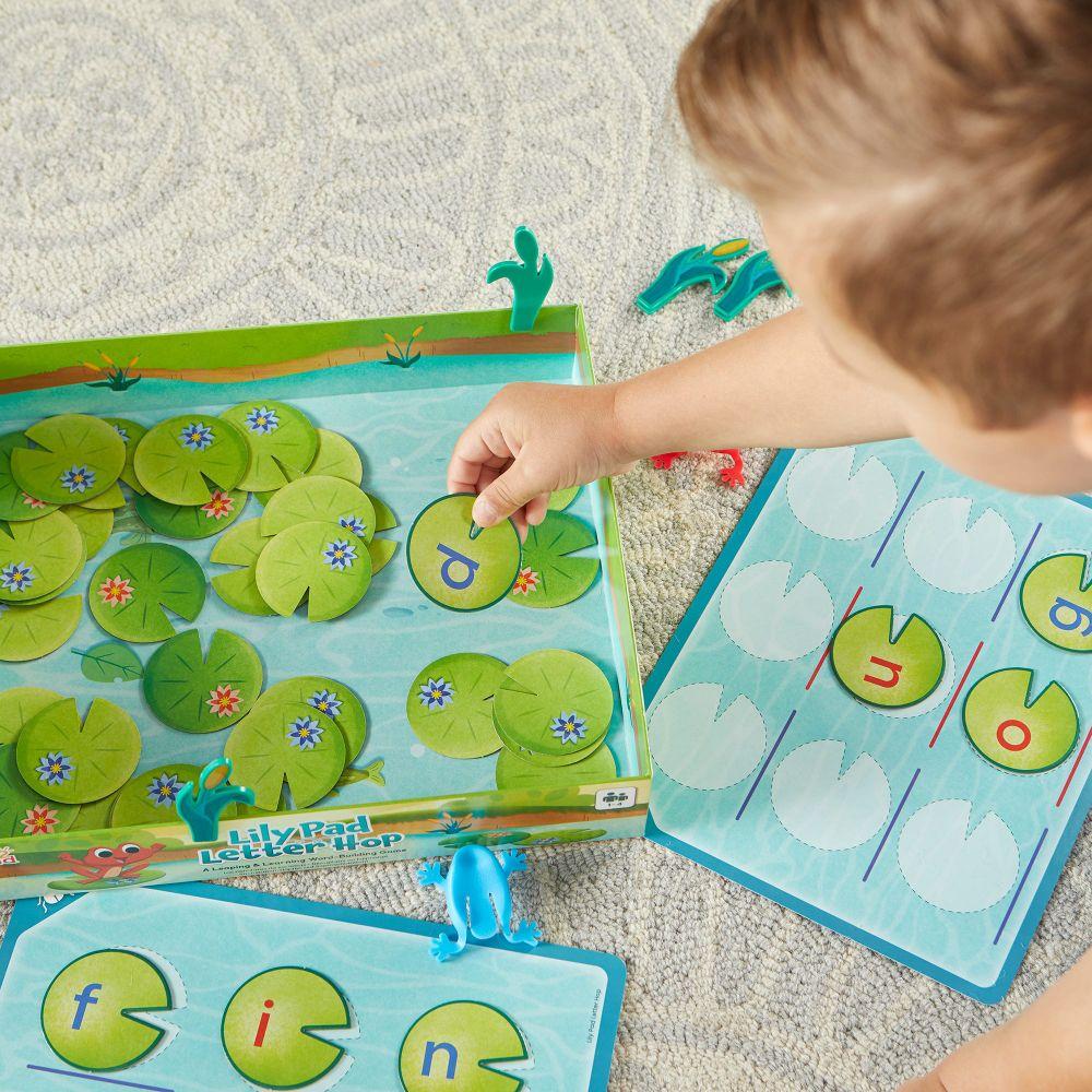 Hand2Mind - Lily Pad Letter Hop - CVC Word Building Phonics Game for Kids - Image 5