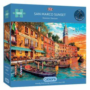 Gibsons - San Marco Sunset - 1000 Piece Jigsaw Puzzle