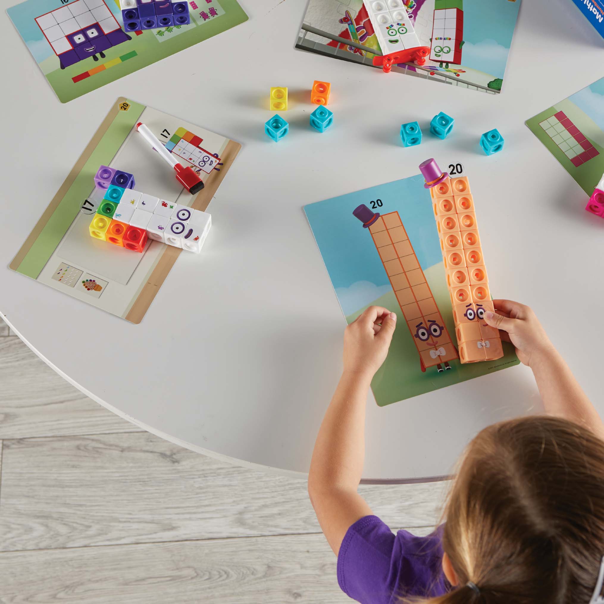 Learning Resources - Mathlink® Cubes Numberblocks 11 - 20 Activity Set - Image 5