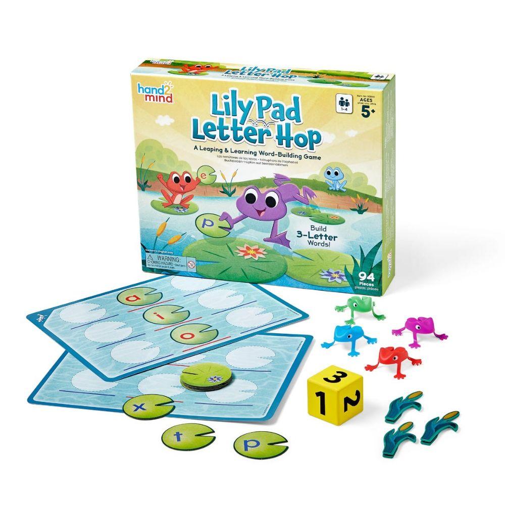Hand2Mind - Lily Pad Letter Hop - CVC Word Building Phonics Game for Kids - Image 2