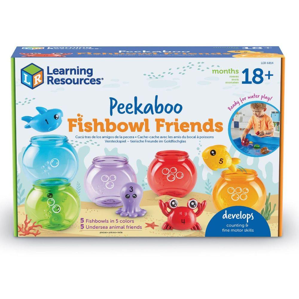 Learning Resources - Peekaboo Fishbowl Friends: Counting Colour Sorting Toy for Toddlers - Image 4