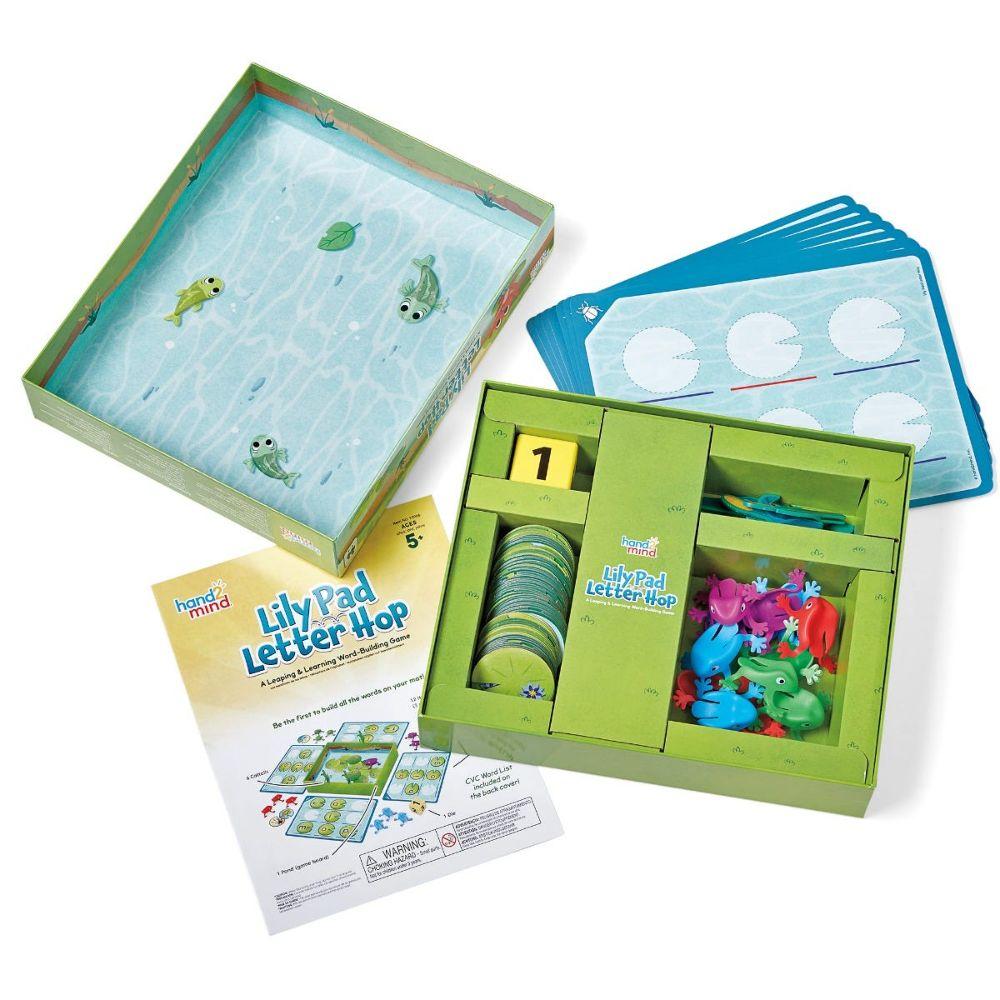 Hand2Mind - Lily Pad Letter Hop - CVC Word Building Phonics Game for Kids - Image 4