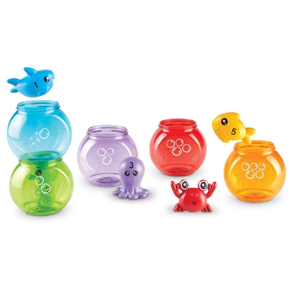 Learning Resources - Peekaboo Fishbowl Friends: Counting Colour Sorting Toy for Toddlers - Image 5