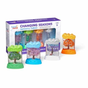 Hand2Mind - Changing Seasons Sensory Fidget Tubes - Calming Tools for Focus, Set of 4