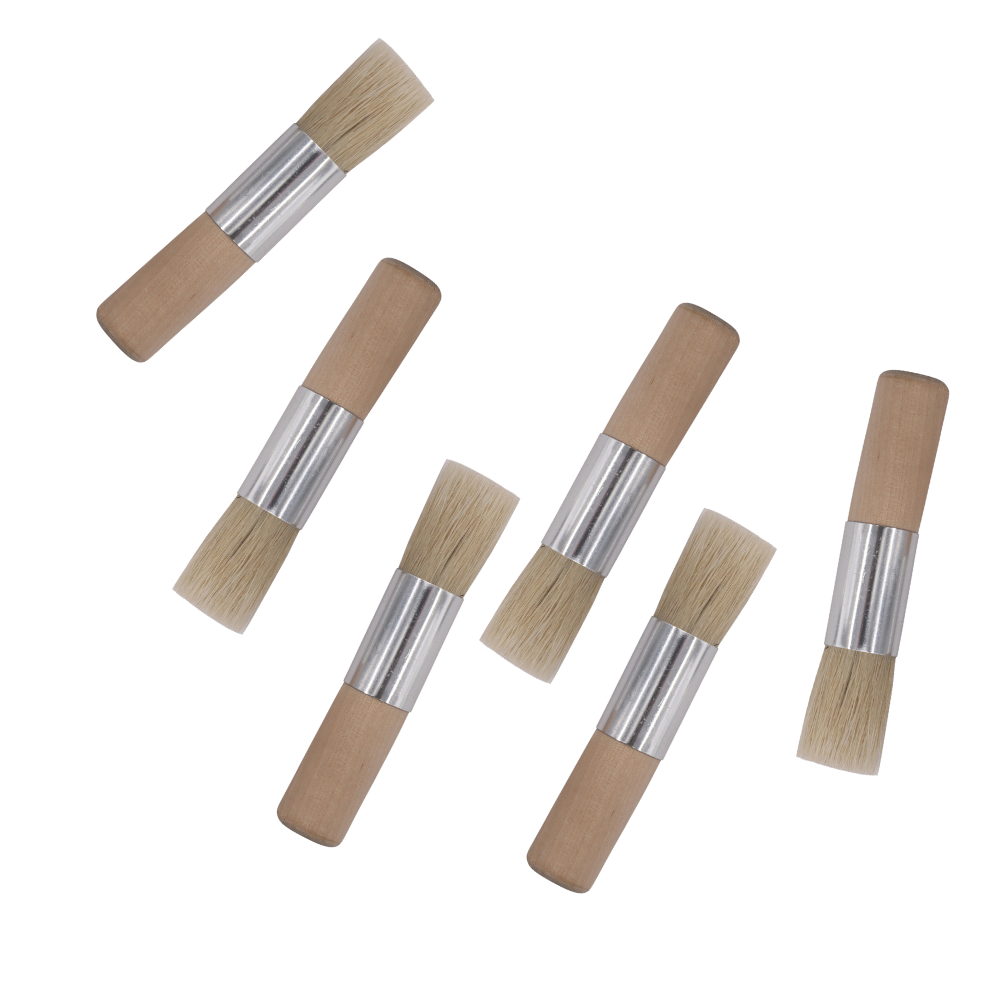 Anthony Peters - Set Of 6 Chunky Stencil Brushes - 18mm - Image 2