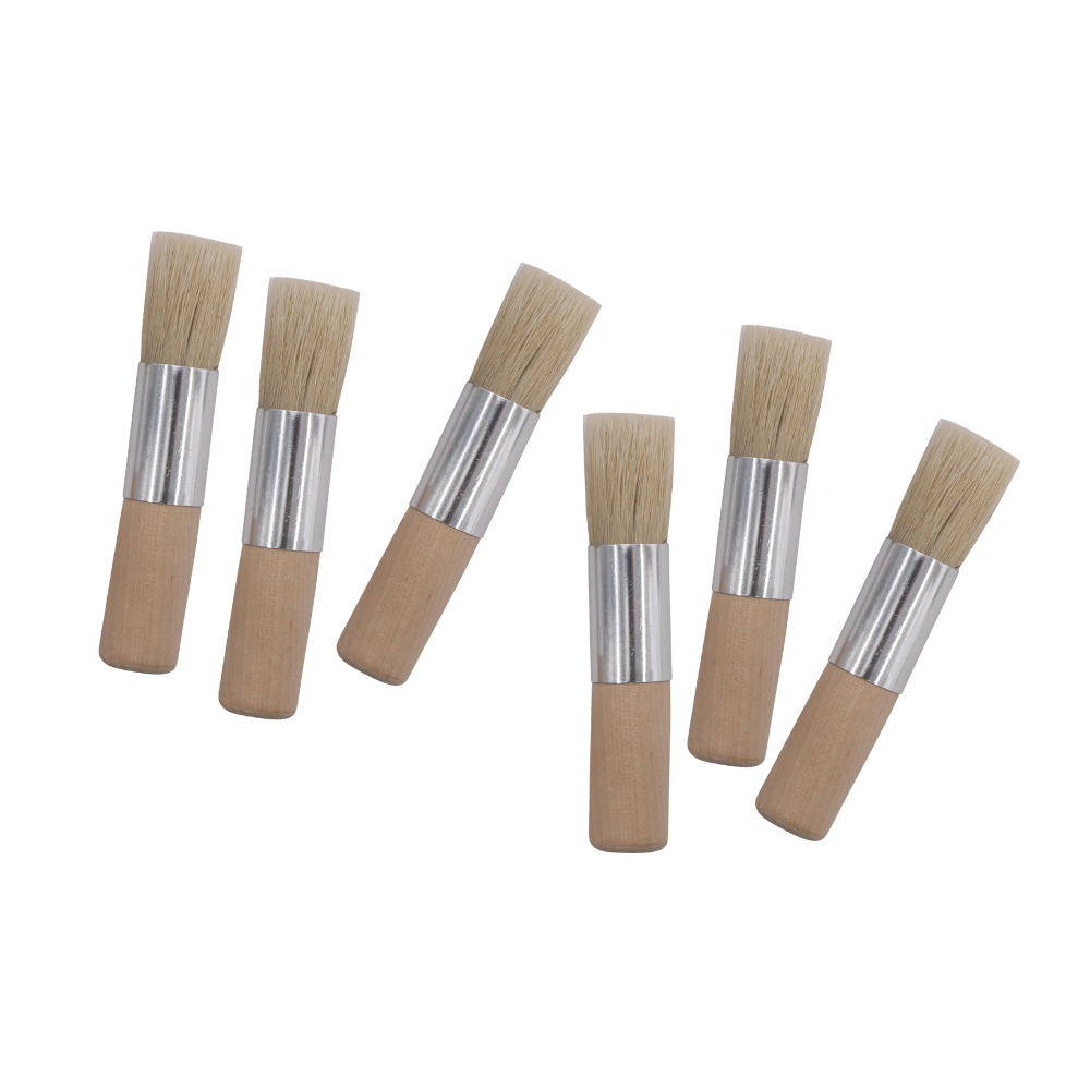 Anthony Peters - Set Of 6 Chunky Stencil Brushes - 18mm - Image 3