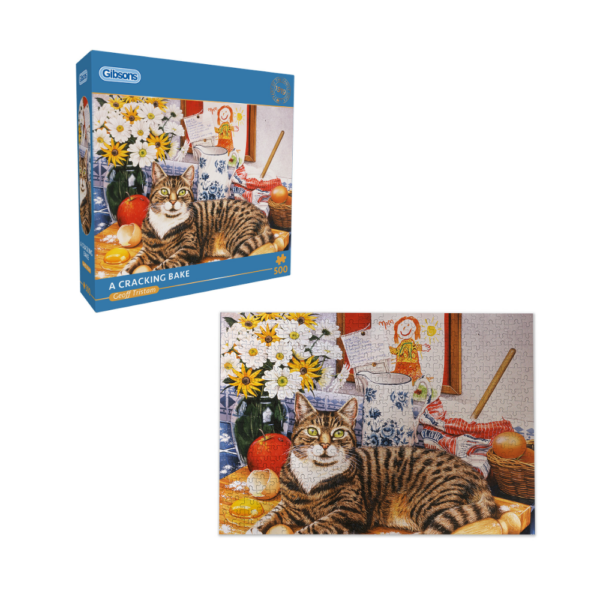 Gibsons - A Cracking Bake - 500 Piece Jigsaw Puzzle | Lets Learn Kidz