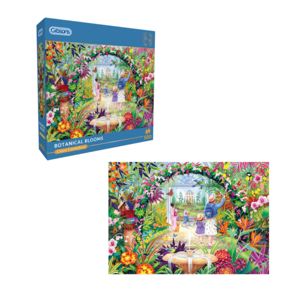 Gibsons - Botanical Blooms - 500 Piece Jigsaw Puzzle | Lets Learn Kidz