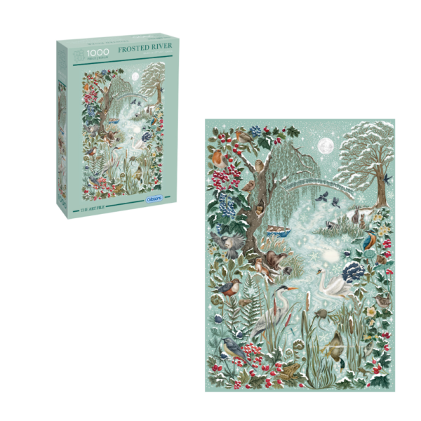 Gibsons - The Art File: Frosted River - 1000 Piece Jigsaw Puzzle | Lets ...