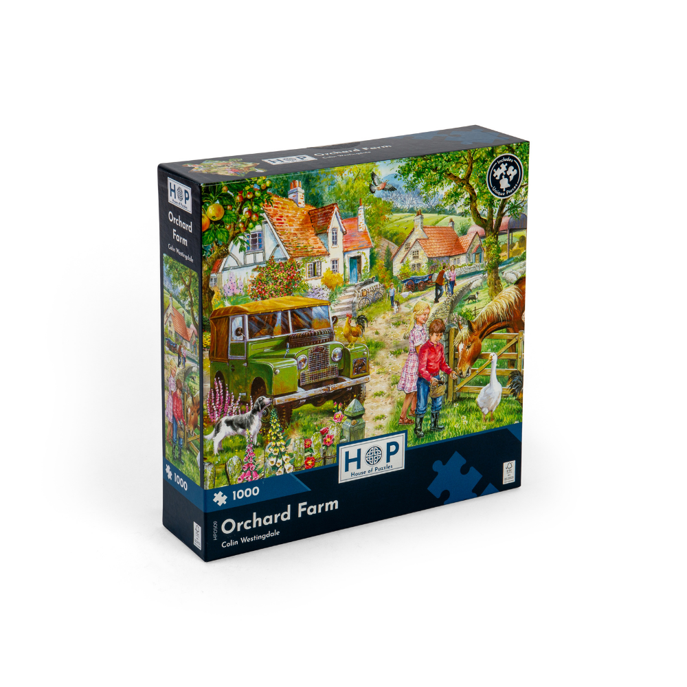 House of Puzzles - Orchard Farm - 1000 Piece Jigsaw Puzzle | Lets Learn ...