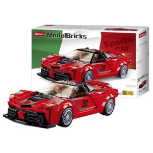 Sluban Building Set: Model Bricks - Racing Car - 262pcs
