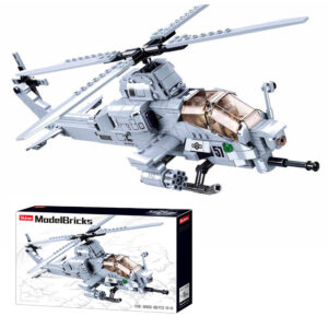 Sluban Building Set: Model Bricks - AH 1Z Attack Helicopter - 482pcs