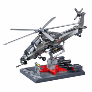 Sluban Building Set: Model Bricks - WZ-10S Helicopter - 914 Pieces