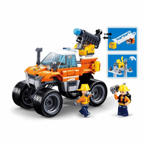 Sluban Building Set: Metropolis - Rescue Pullback Vehicle - 272 Pieces