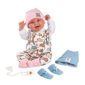 Llorens - Newborn Baby Doll with Laughing Mechanism & Clothing: Tala - 44cm