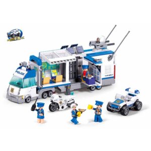 Sluban Building Set: Metropolis Pull Back - Police Command Vehicle - 510 Pieces