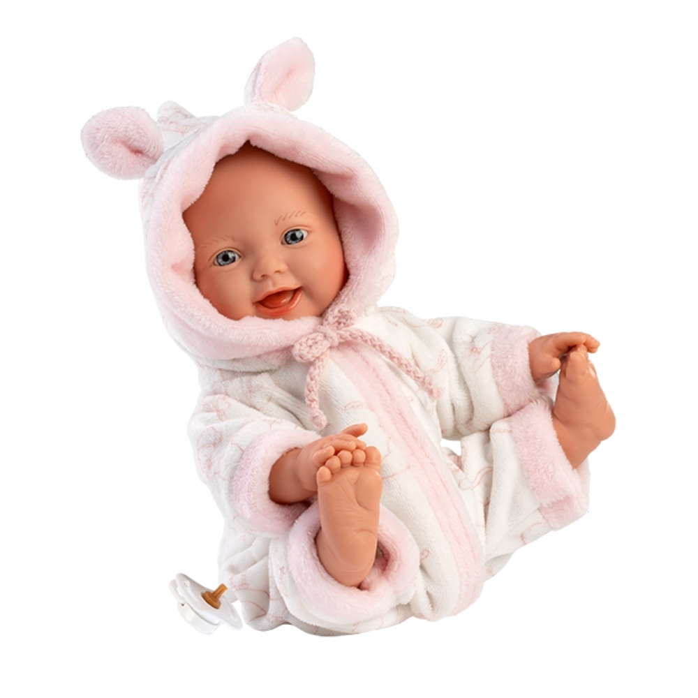 Llorens - Little Baby Girl Doll with Outfit & Pacifier - 31cm - Image 2