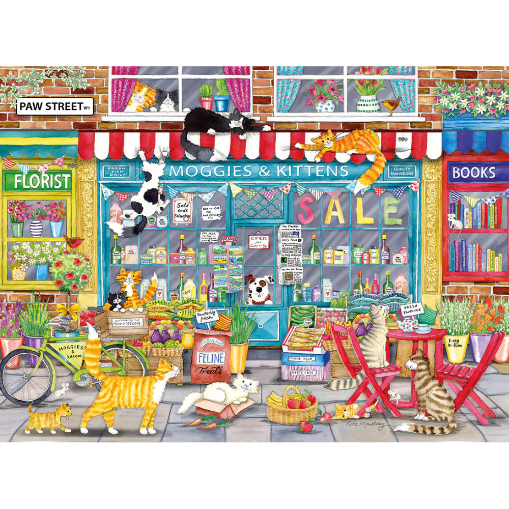 Gibsons - Moggies & Kittens - 1000 Piece Jigsaw Puzzle - Image 4