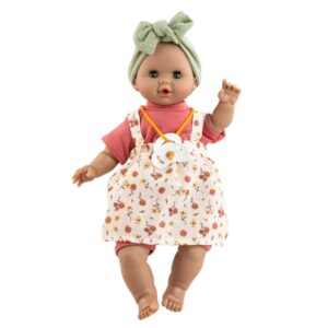 Paola Reina Dolls: Crying Baby Doll with Dress & Pacifier: Sonia - 36cm