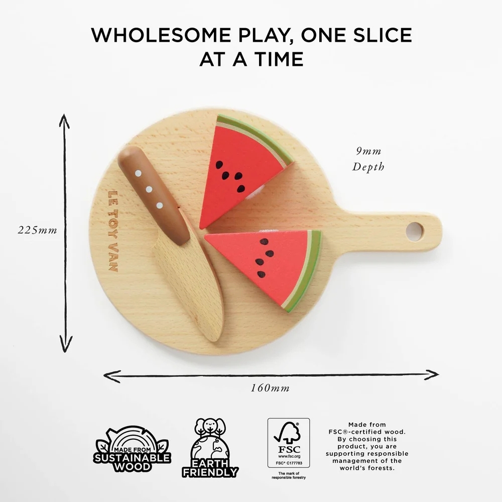 Le Toy Van - Wooden Chopping Board & Sliceable Play Food - Image 4