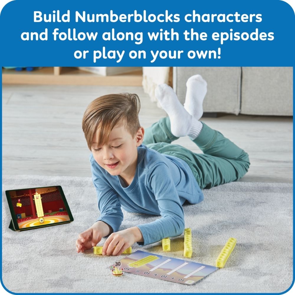 Hand2Mind - MathLink® Cubes Numberblocks® 21-30 Activity Set - Image 3