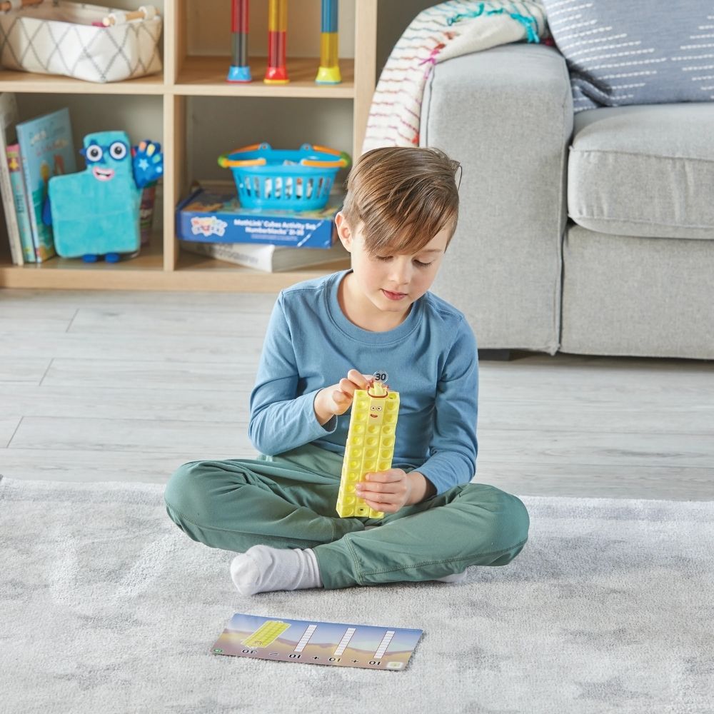 Hand2Mind - MathLink® Cubes Numberblocks® 21-30 Activity Set - Image 8