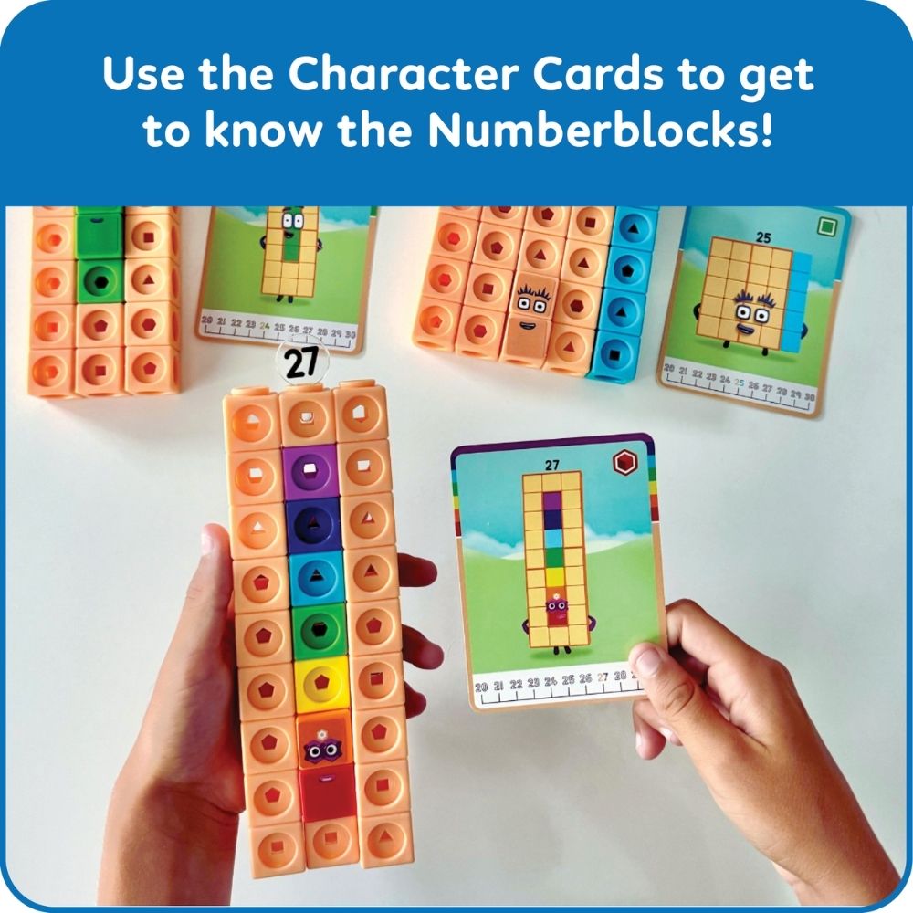 Hand2Mind - MathLink® Cubes Numberblocks® 21-30 Activity Set - Image 5