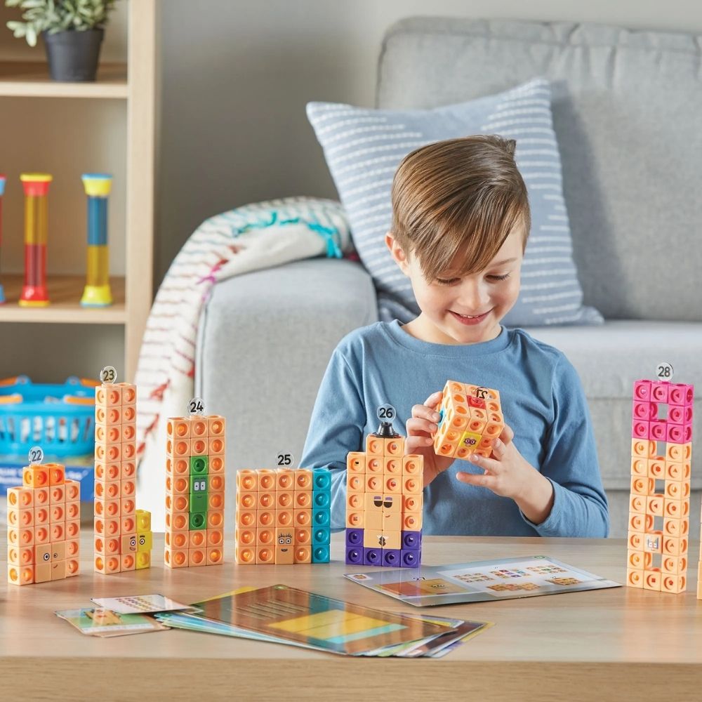 Hand2Mind - MathLink® Cubes Numberblocks® 21-30 Activity Set - Image 6