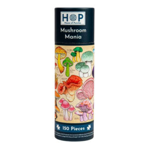House of Puzzles - Mushroom Mania - Puzzle Tube - 150 Piece Jigsaw Puzzle