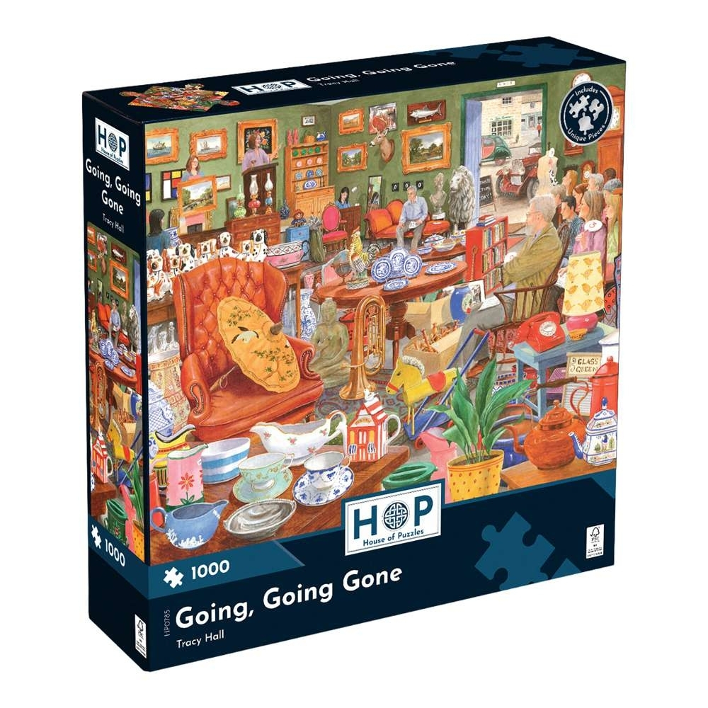 House of Puzzles - Going Going Gone - 1000 Piece Jigsaw Puzzle