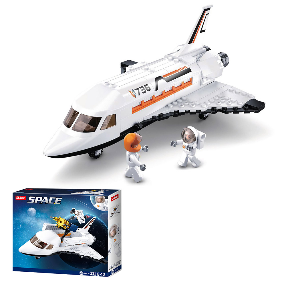 Sluban Building Set: Space - Space Shuttle - 231pcs