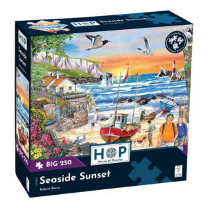 House of Puzzles - Seaside Sunset - XL Pieces - 250 Piece Jigsaw Puzzle