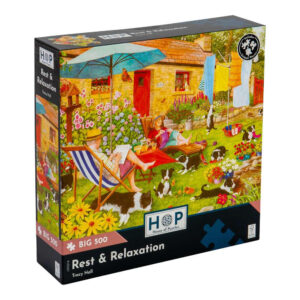 House of Puzzles - Rest & Relaxation - XL Pieces - 500 Piece Jigsaw Puzzle
