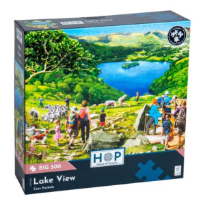 House of Puzzles - Lake View - XL Pieces - 500 Piece Jigsaw Puzzle