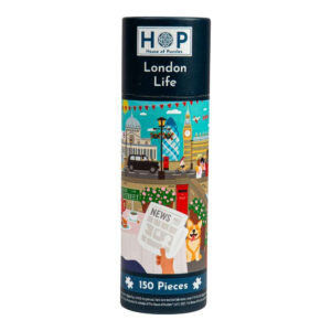 House of Puzzles - London Life - Puzzle Tube - 150 Piece Jigsaw Puzzle