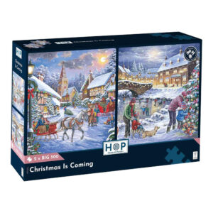 House of Puzzles - Christmas Is Coming - 2 x XL Pieces - 500 Piece Jigsaw Puzzles