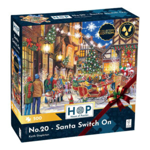 House of Puzzles - No.20 - Santa Switch On - 500 Piece Jigsaw Puzzle