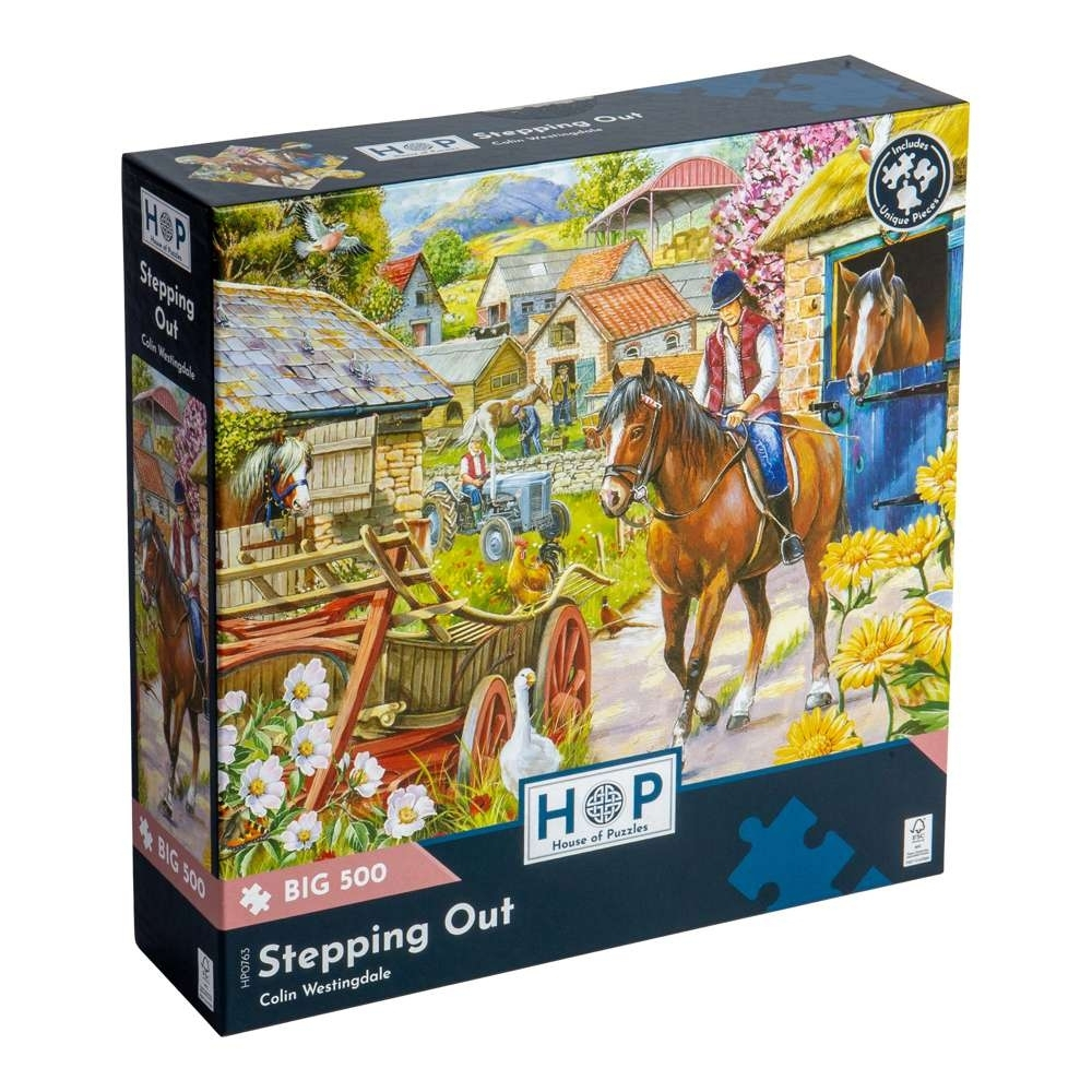 House of Puzzles - Stepping Out - XL Pieces - 500 Piece Jigsaw Puzzle
