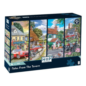 House of Puzzles - Tales From The Tavern - 4 x 500 Piece Jigsaw Puzzles