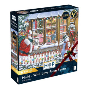 House of Puzzles - No.16 - With Love From Santa - XL Pieces - 500 Piece Jigsaw Puzzle