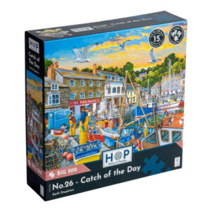 House of Puzzles - No.26 - Catch of the Day - XL Pieces - 500 Piece Jigsaw Puzzle