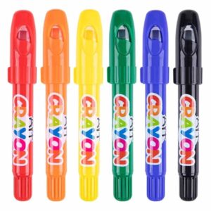 TookyToy - Twistable Washable Silky Crayons - 6 Colours