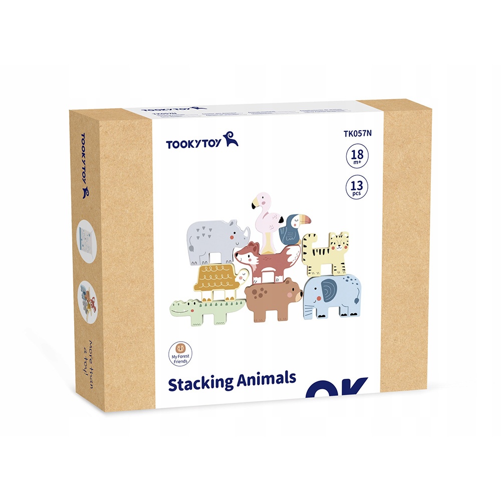 TookyToy - Wooden Stacking Animals Activity Toy - Image 7