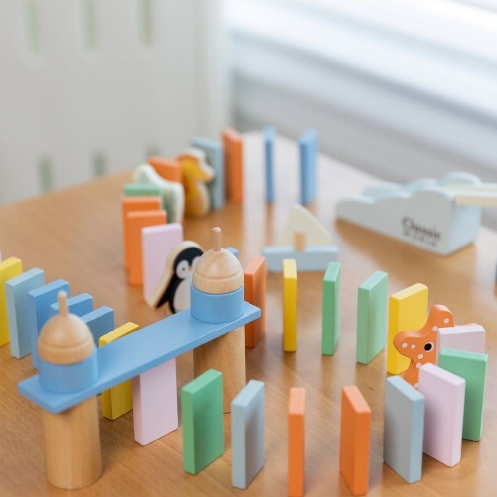 Classic World - Ocean Dominoes - Wooden Activity Set - 100 Pieces - Image 4